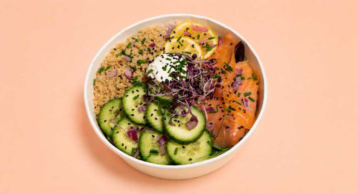 Salades Salmon bowl