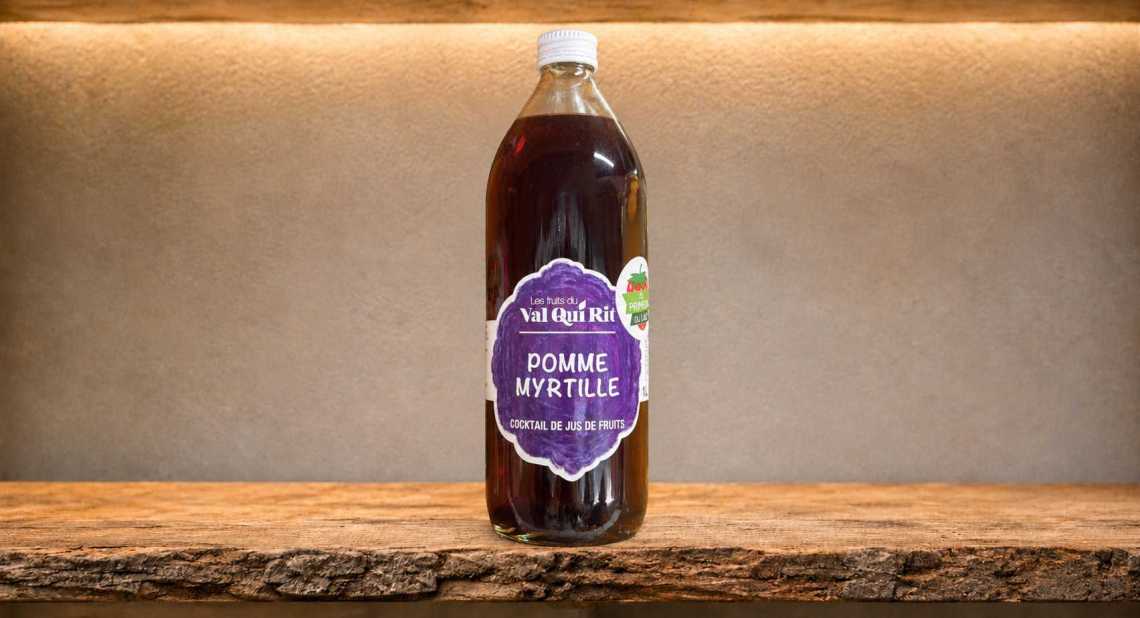 Jus Pomme myrtille