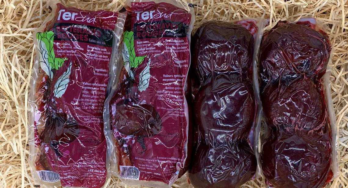 Betteraves cuite sous vide