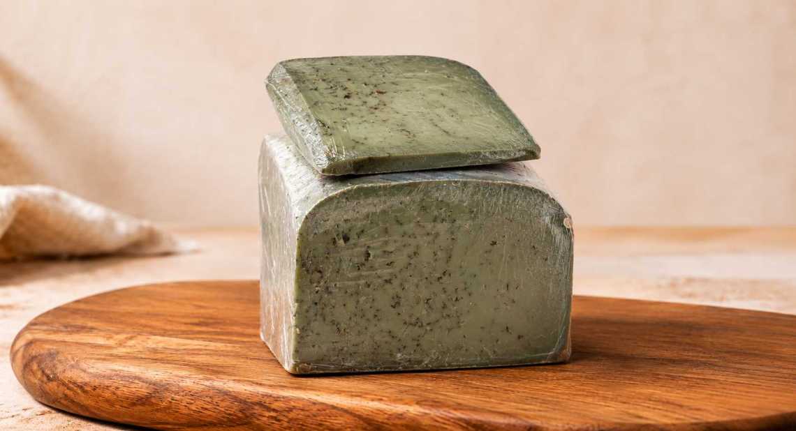 Tomme fermière Pesto Basilic