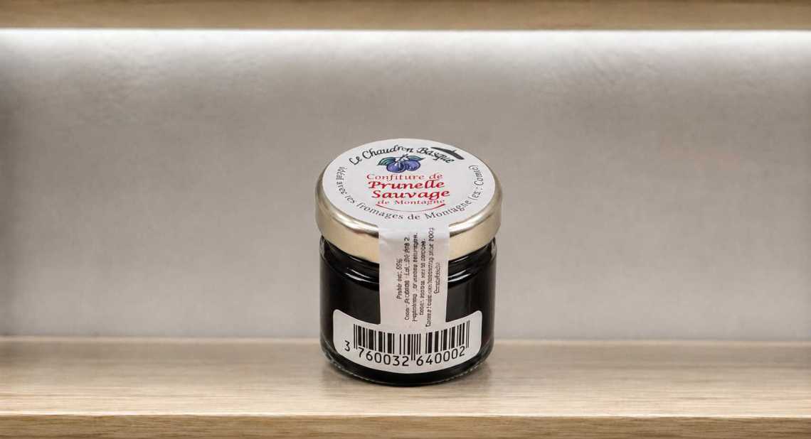 Mini confiture prunelle sauvage