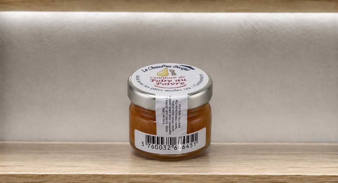 Mini confiture poire au poivre